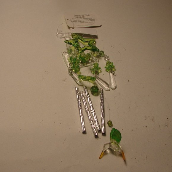 Stoneware Wind Chimes - Hummingbirds
